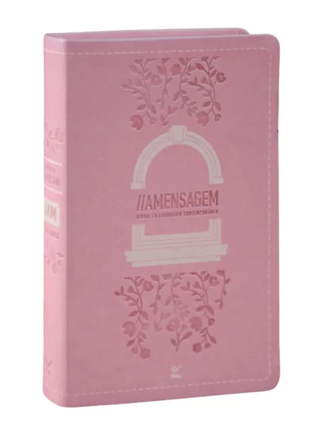 Bíblia A Mensagem | Capa Luxo Rosa