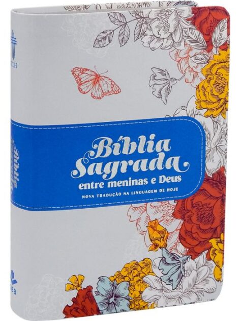 Bíblia Sagrada Entre Meninas e Deus | NTLH | Letra Normal | Capa Luxo Magnólia