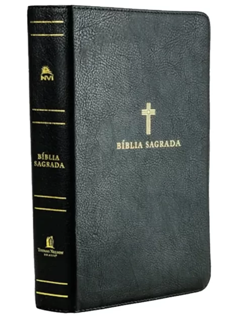 Bíblia Sagrada | NVI | Letra Grande | Couro Soft Preta